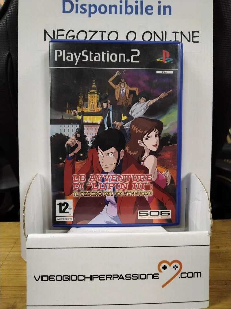 LE AVVENTURE DI LUPIN 3- IL TESORO DEL RE STREGONE- PS2 (usato garantito)(versione italiana)