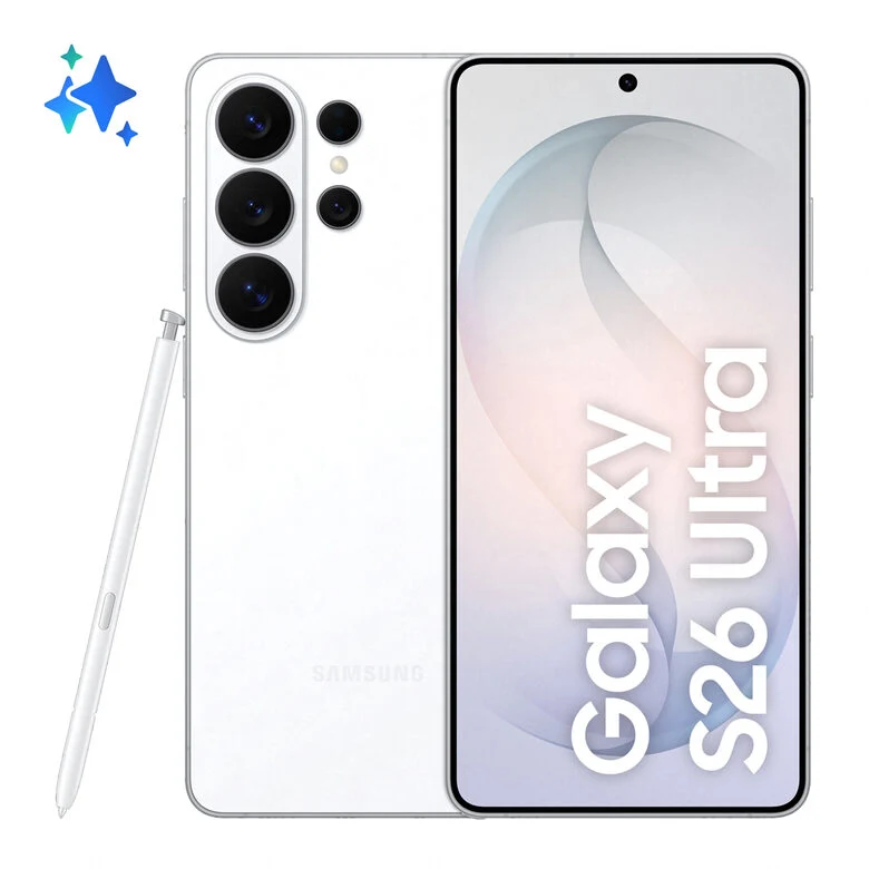 Samsung Galaxy S26 Ultra Smartphone AI, 512GB, White