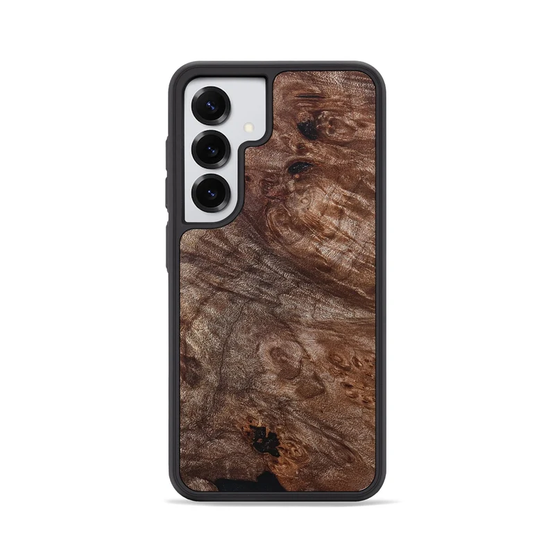 Galaxy S25 Wood Phone Case - Atharv (Wood Burl, 830024)