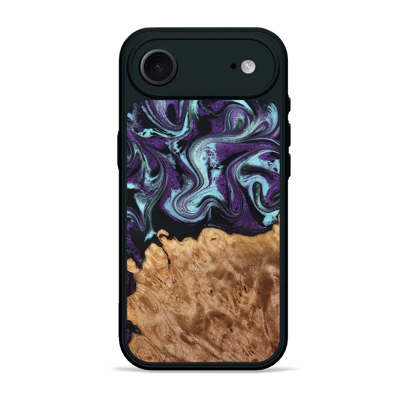iPhone 17 Air Wood Phone Case - Florida (Purple, 830018)