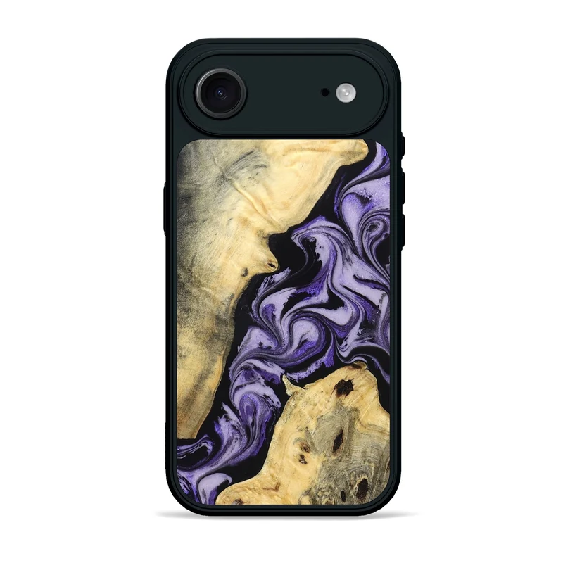 iPhone 17 Air Wood Phone Case - Sharon (Purple, 830016)