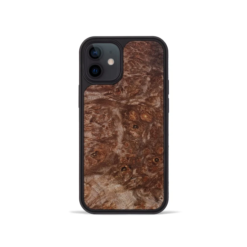 iPhone 12 mini Wood Phone Case - Jacque (Wood Burl, 829992)