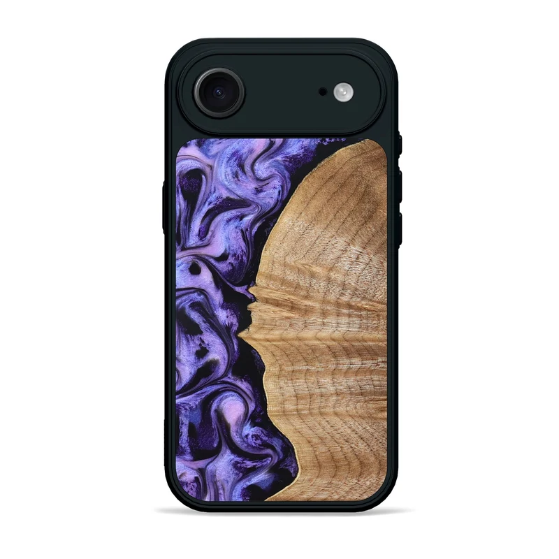 iPhone 17 Air Wood Phone Case - Tillie (Purple, 830015)