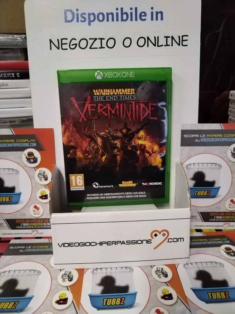 WARHAMER THE END TIMES VERMINTIDE Xbox One -(usato garantito)