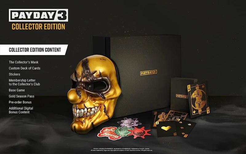 PAYDAY 3 collector's edition Playstation 5