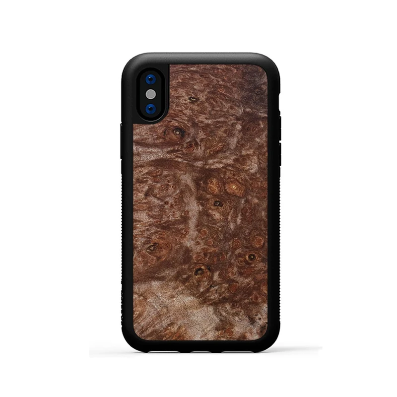 iPhone Xs Wood Phone Case - Jacque (Wood Burl, 829992)