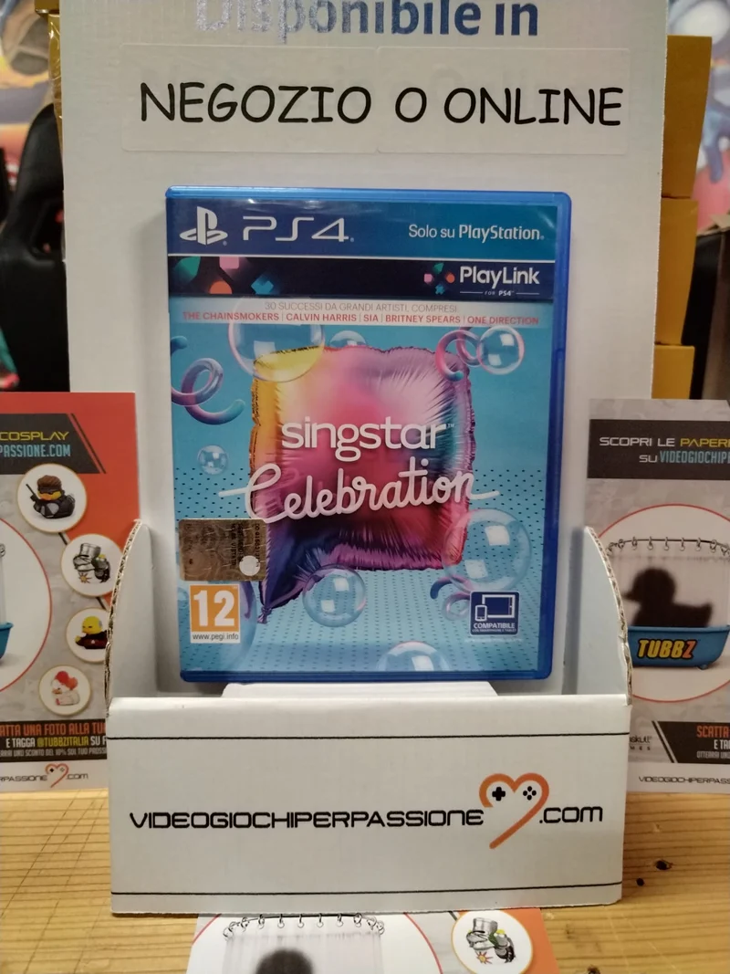 SINGSTAR CELEBRATION PS4 (usato garantito)(versione italiana)
