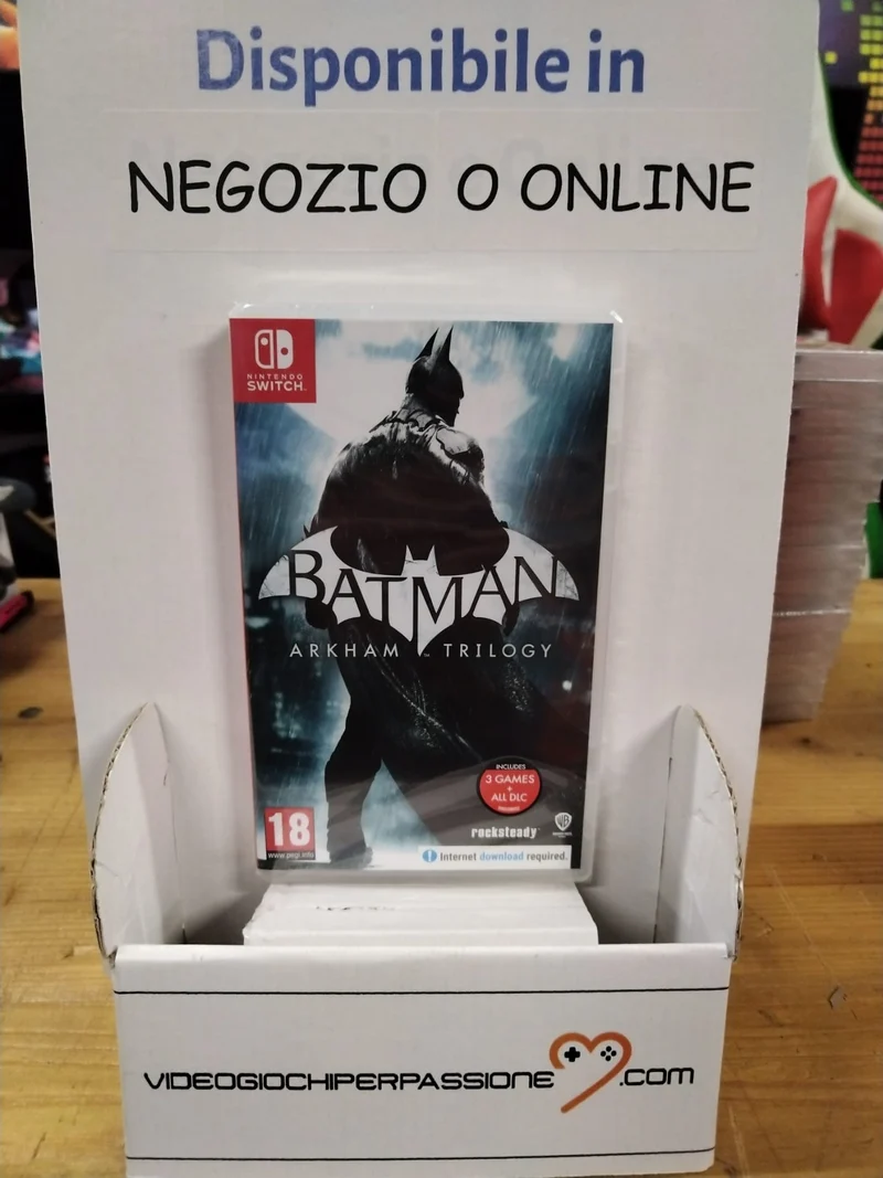Batman Arkham Trilogy Nintendo Switch Edizione Europea