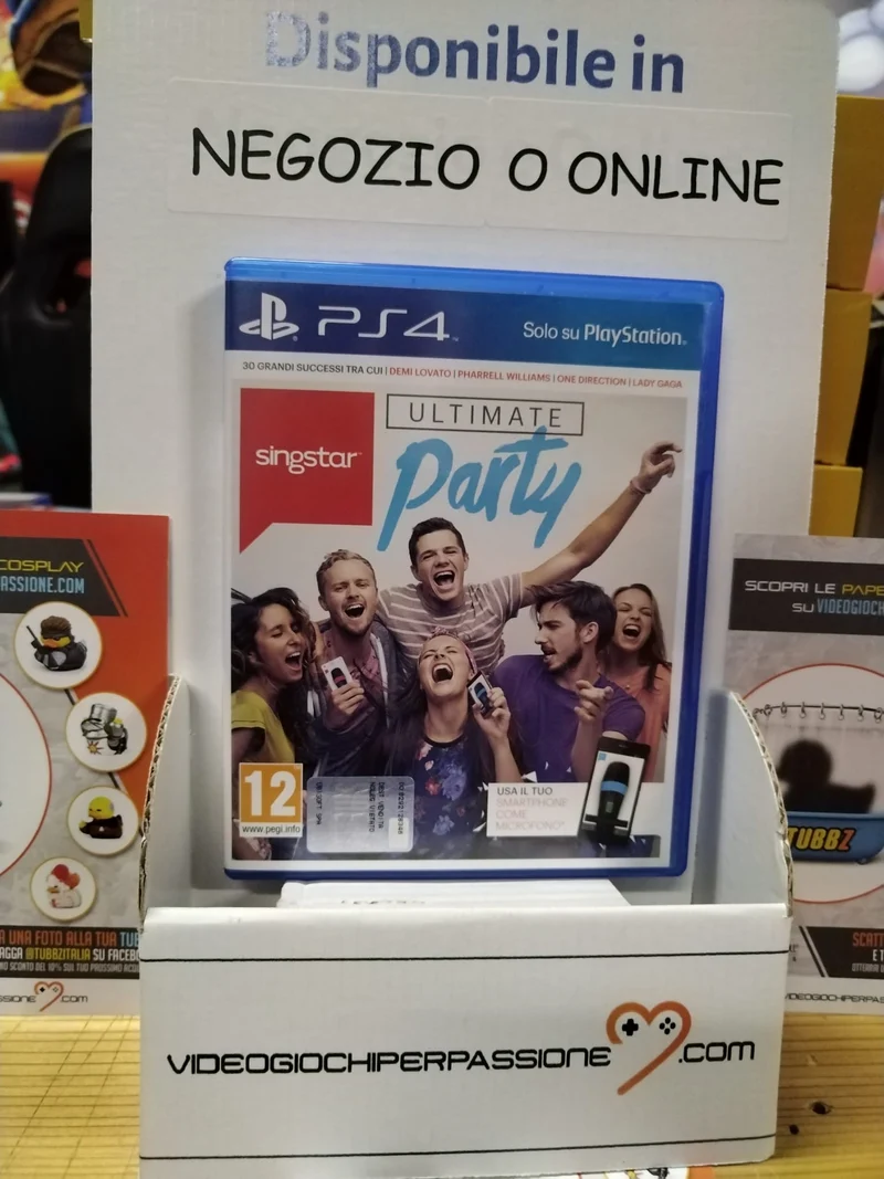 SINGSTAR ULTIMATE PARTY PS4 (usato garantito)(versione italiana)