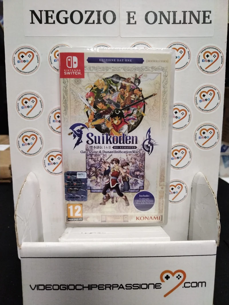 Suikoden I & II HD Remaster : Gate Rune and Dunan Unification Wars Nintendo Switch Edizione ITALIANA