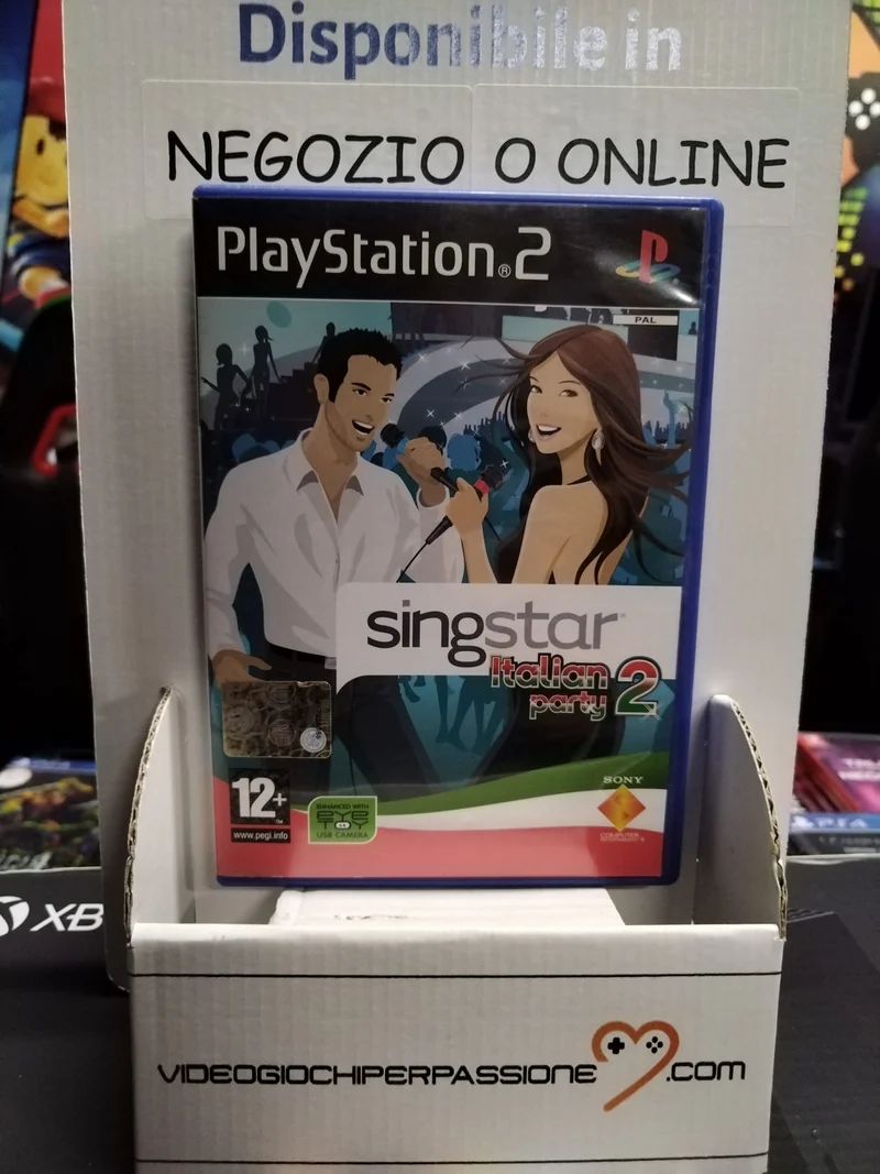 SING STAR ITALIAN PARTY 2 PS2 (usato)versione italiana
