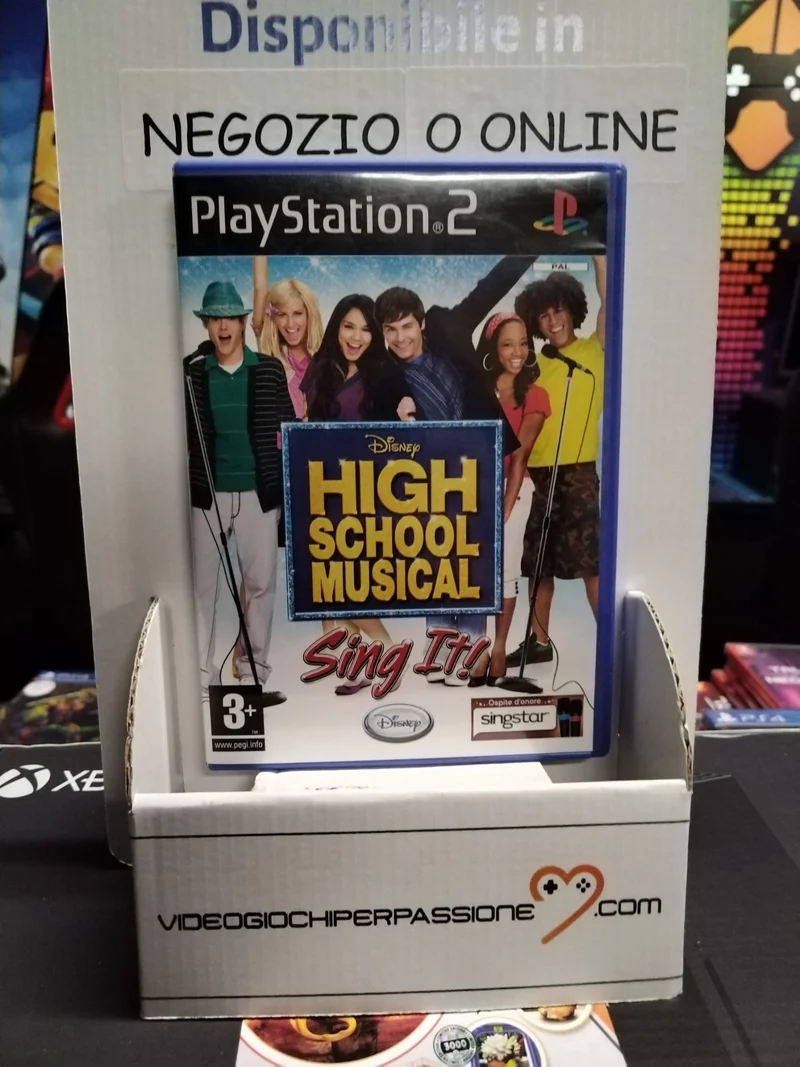 DISNEY HIGH SCHOOL MUSICAL- SING IT ! PS2 (usato)versione italiana