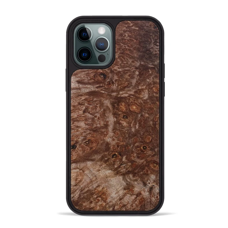 iPhone 12 Pro Max Wood Phone Case - Jacque (Wood Burl, 829992)