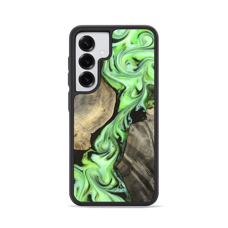 Galaxy S25 Wood Phone Case - Jasen (Neon, 829984)