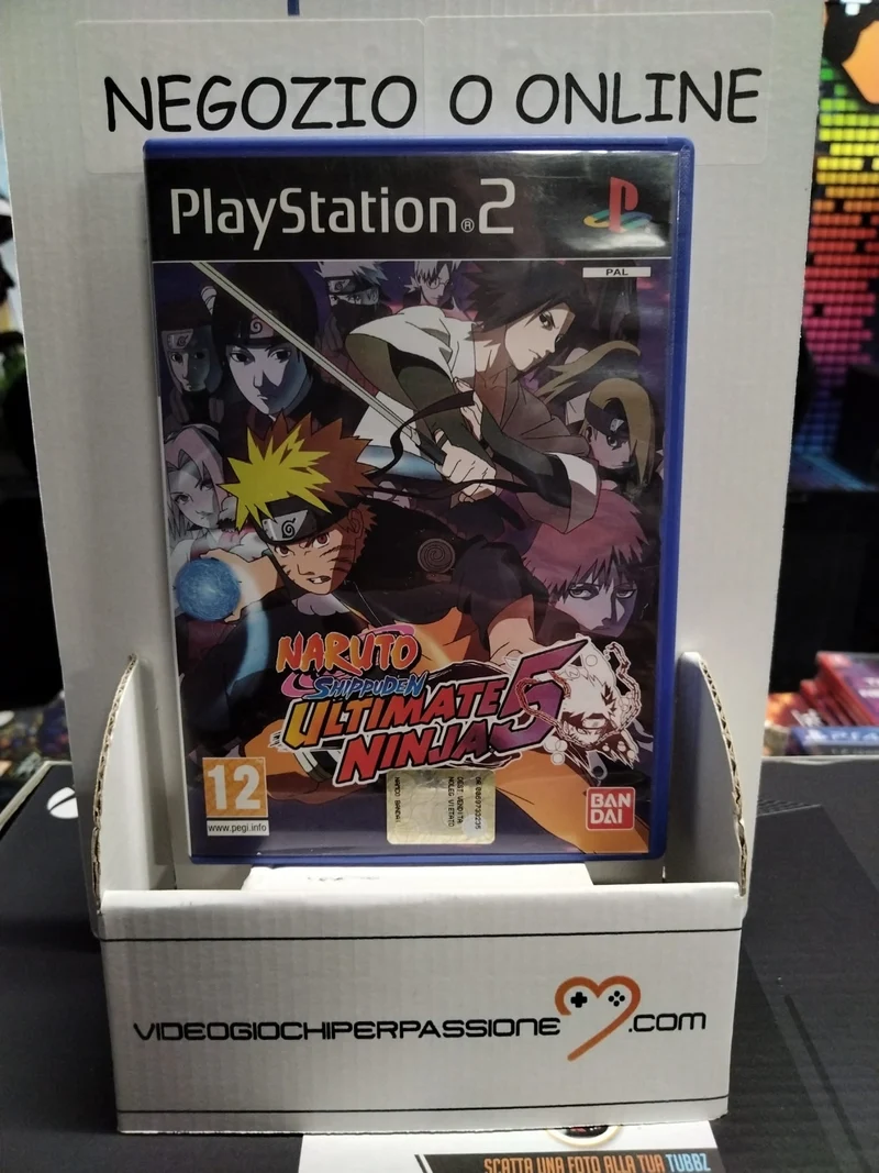 NARUTO SHIPPUDEN ULTIMATE NINJA 5 PS2 (usato)versione italiana