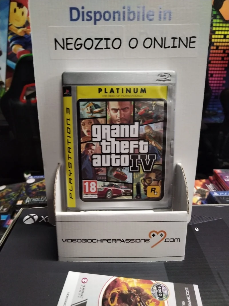 GTA 4 GRAND THEFT AUTO IV PS3 (usato garantito)(versione inglese)