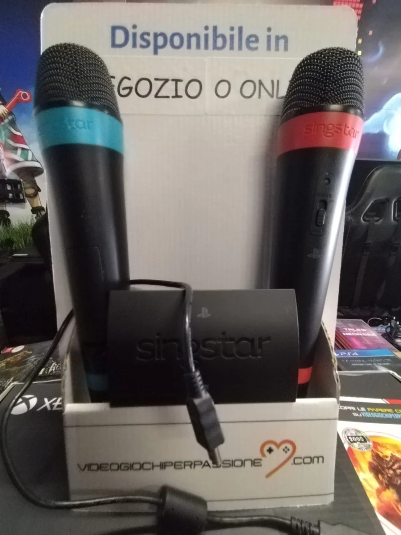 MICROFONI WIRELESS + RICEVITORE PS3 (usato garantito)