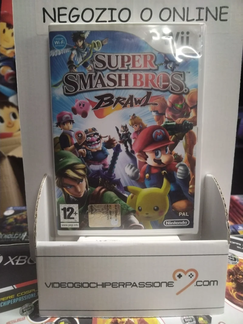 SUPER SMASH BROS BRAWL NINTENDO WII (usato garantito)(versione ita.)
