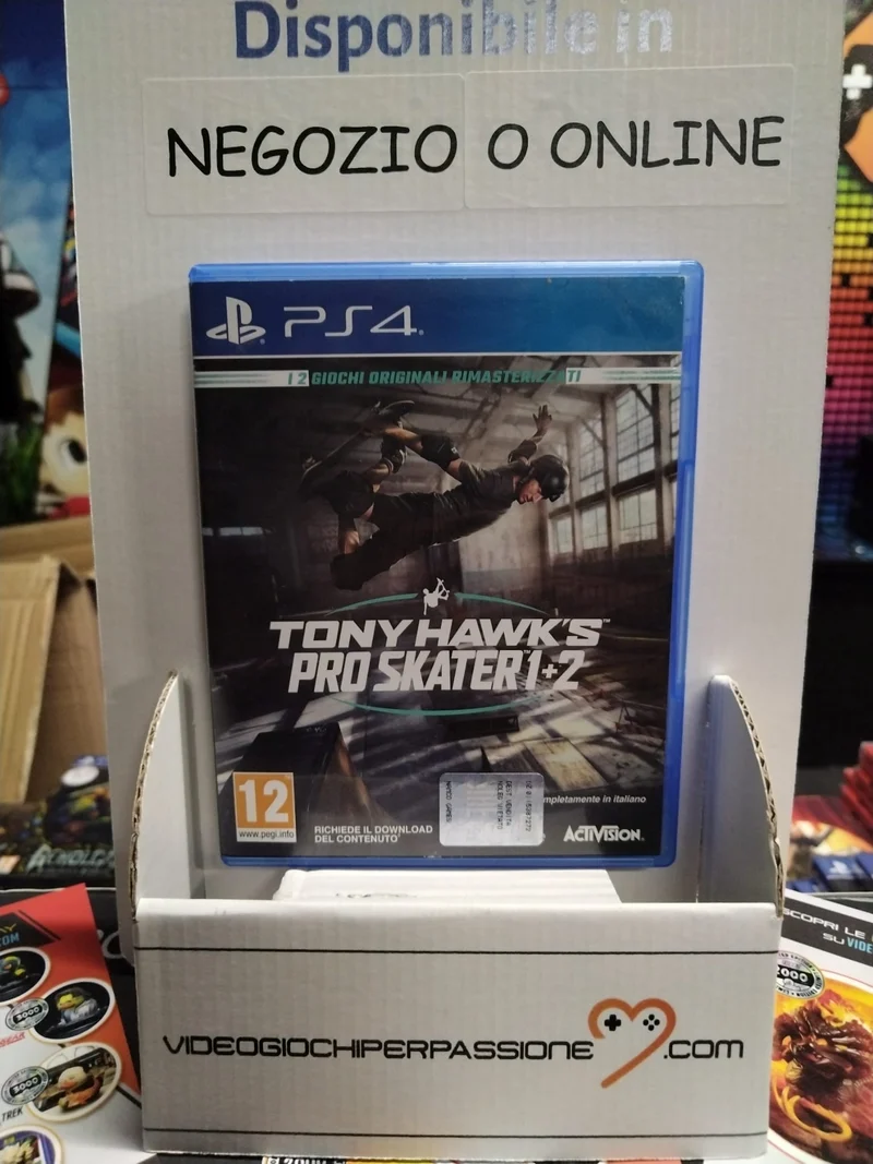 TONY HAWK'S PRO SKATER 1+2 Playstation 4 Edizione ITALIANA (usato garantito)