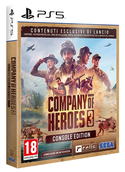 Company of Heroes 3 Launch Edition Metal Case Playstation 5 Edizione Italiana