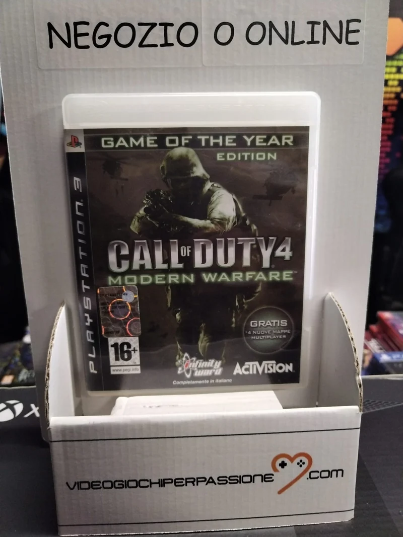 CALL OF DUTY 4 MODERN WARFARE PS3 (usato garantito)(completamente in italiano)