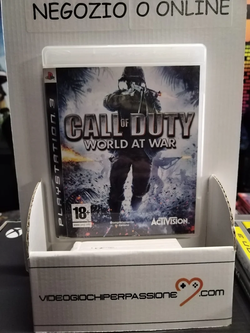 CALL OF DUTY WORLD AT WAR PS3 (usato garantito)(completamente in italiano)
