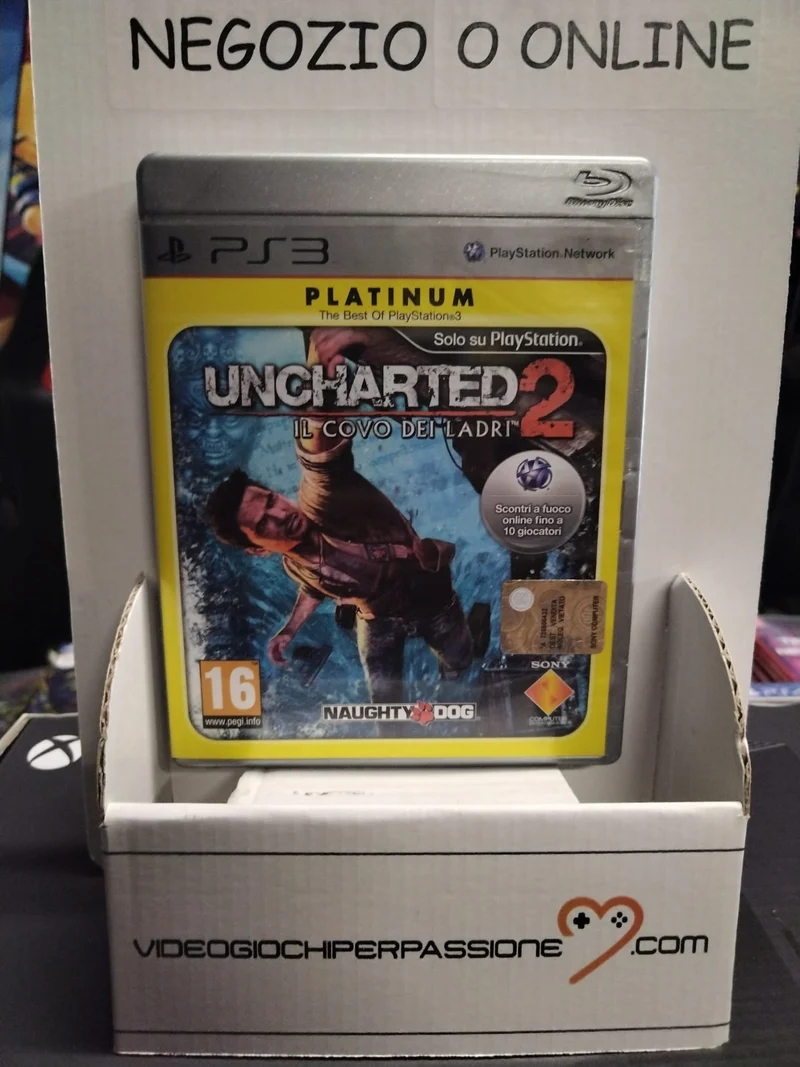 UNCHARTED 2 : IL COVO DEI LADRI PS3 - usato garantito versione italiana-