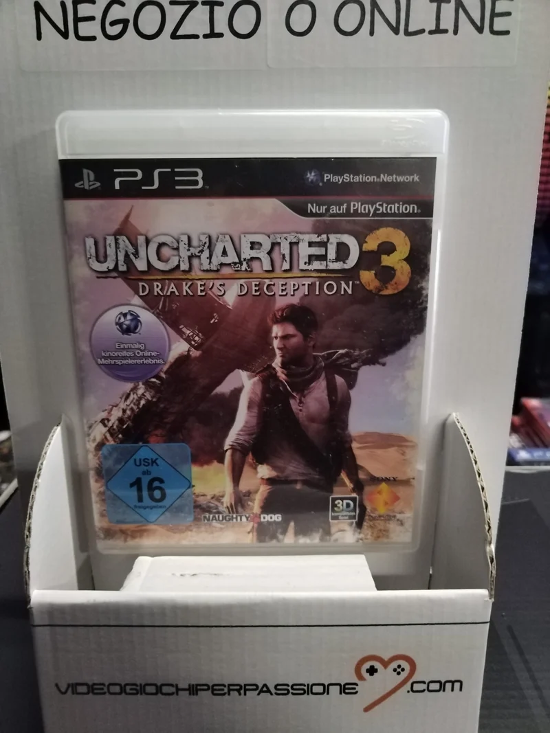 UNCHARTED 3 : DRAKE'S DECEPTION PS3 - usato garantito versione tedesca-