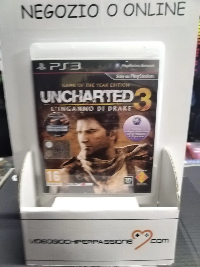 UNCHARTED 3 : L'INGANNO DI DRAKE PS3 - usato garantito versione italiana-