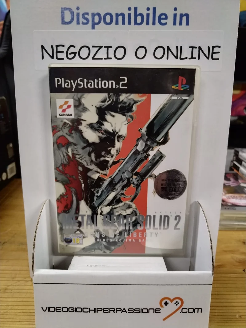 METAL GEAR SOLUD 2 : SONS OF LIBERTY PS2 (usato)(versione italiana)