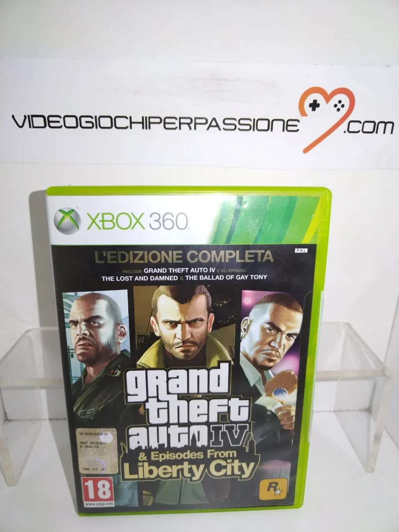 GTA IV L'EDIZIONE COMPLETA XBOX 360 (usato)(versione italiana)