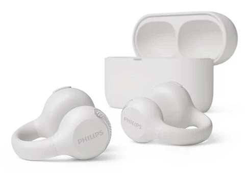 Philips 2000 series TAQ2000WT Auricolare True Wireless Stereo (TWS) clip auricolare, A orecchio aperto Musica e Chiamate Bluetooth Bianco