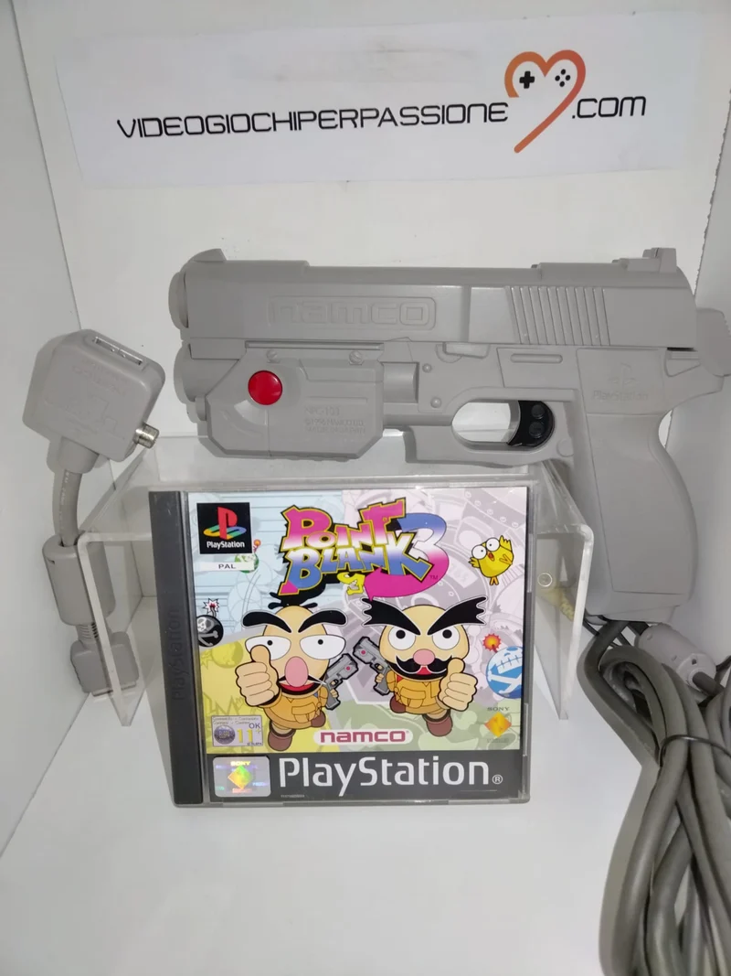 POINT BLANK 3 PLAYSTATION 1 + PISTOLA G-CON 45 (usato garantito)