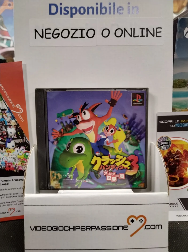 CRASH BANDICOOT 3 : WARPED PS1 (versione JAPANESE)(usato garantito)