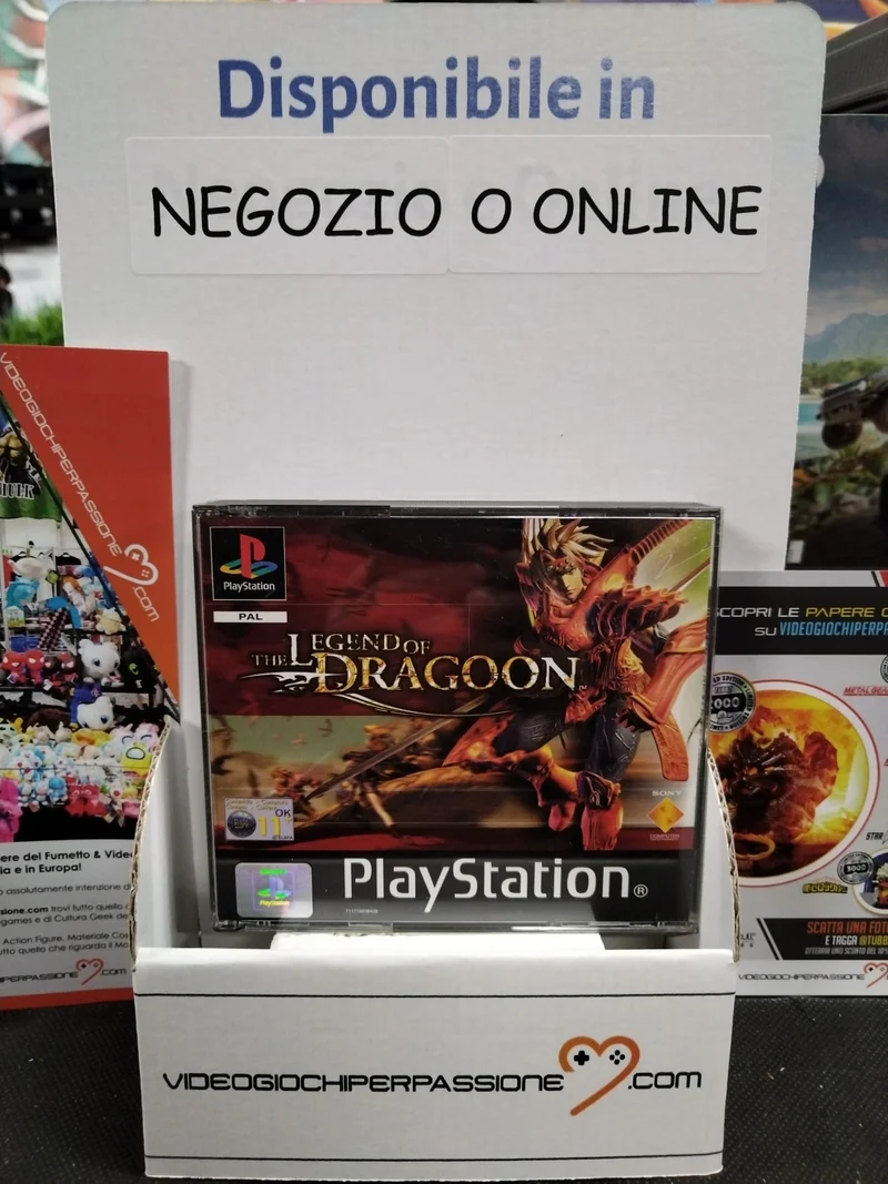 THE LEGEND OF DRAGOON PLAYSTATION 1 (versione italiana)(usato garantito)(manca il manuale)