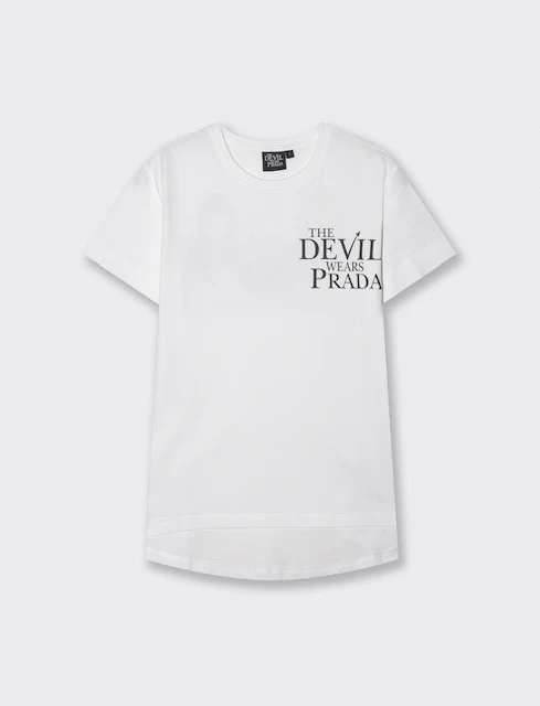 T-shirt Il Diavolo veste Prada - Bianco