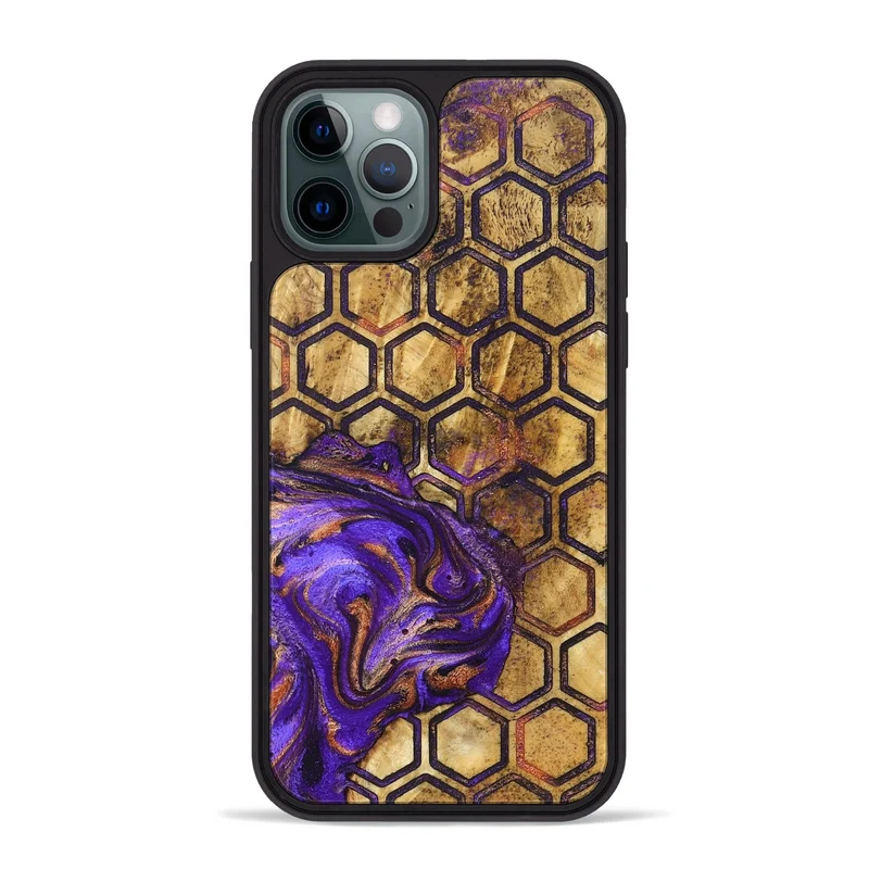iPhone 12 Pro Max Wood Phone Case - Arlet (Pattern, 829960)