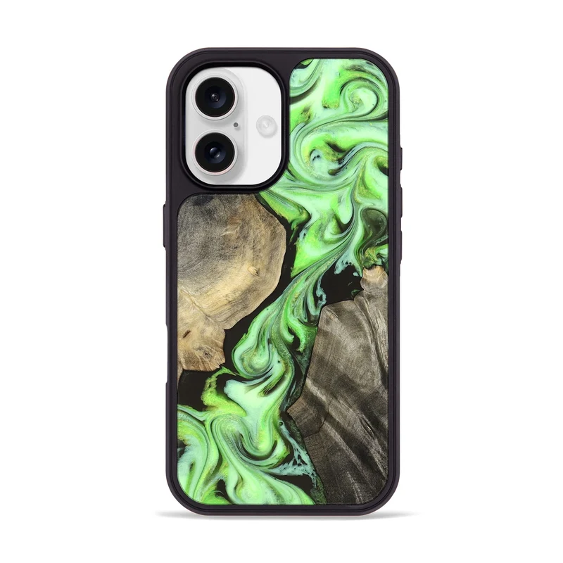iPhone 17 Wood Phone Case - Jasen (Neon, 829984)