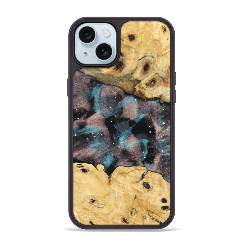iPhone 15 Plus Wood Phone Case - Gideon (Cosmos, 829889)
