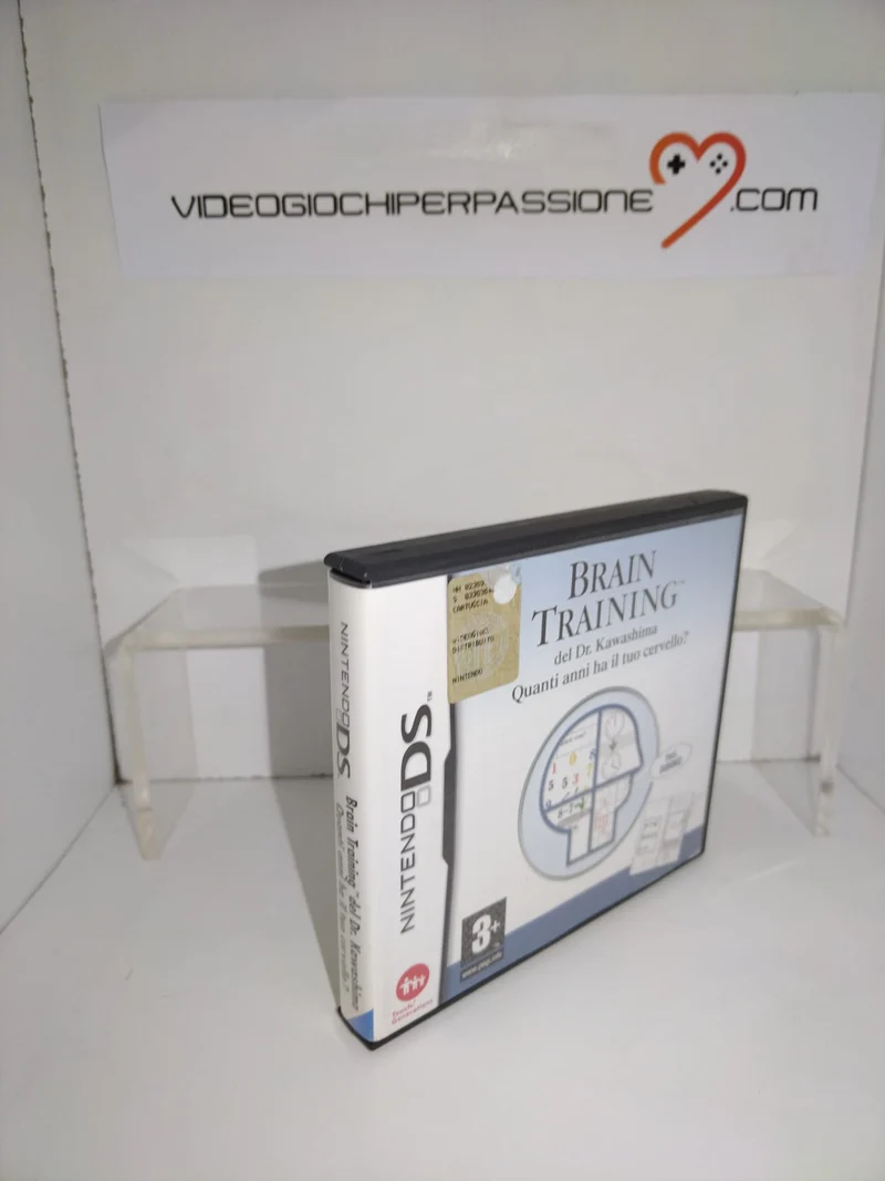 BRAIN TRAINING -quanti anni ha il tuo cervello -NINTENDO DS (USATO)(VERSIONE ITALIANA)