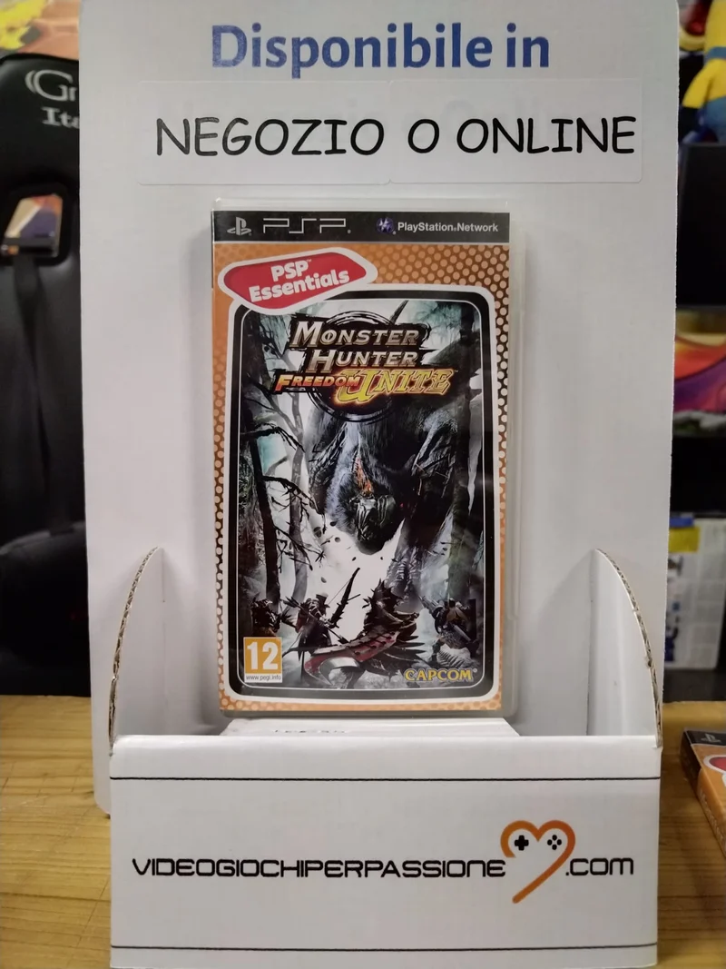 MONSTER HUNTER FREEDOM UNITE PSP (usato)(versione italiana)