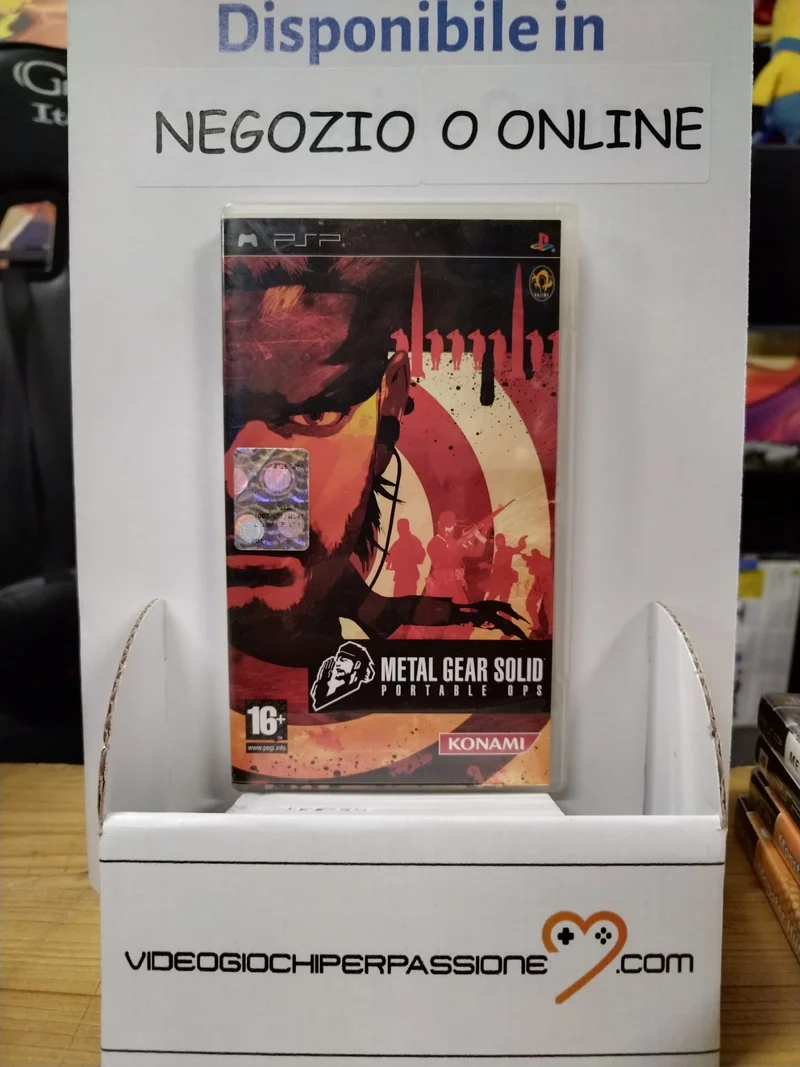 METAL GEAR SOLID : PORTABLE OPS PSP (usato)(versione italiana)