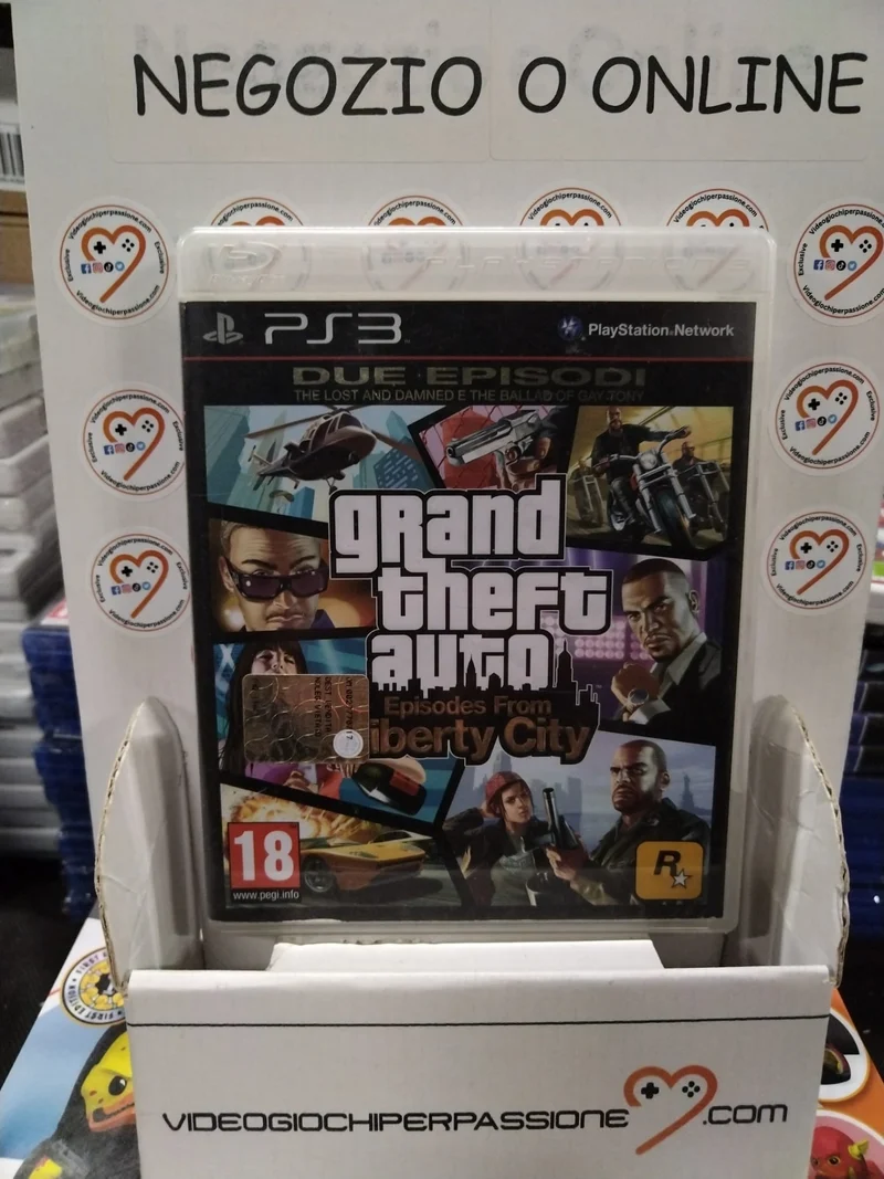 GTA : EPISODES FROM LIBERTY CITY PS3 (usato garantito)(versione italiana)
