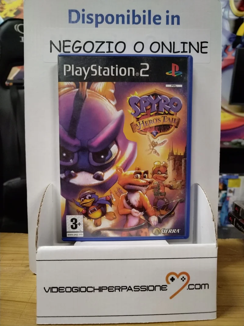 SPYRO : A HERO'S TAIL PS2 (usato garantito)(versione italiana)