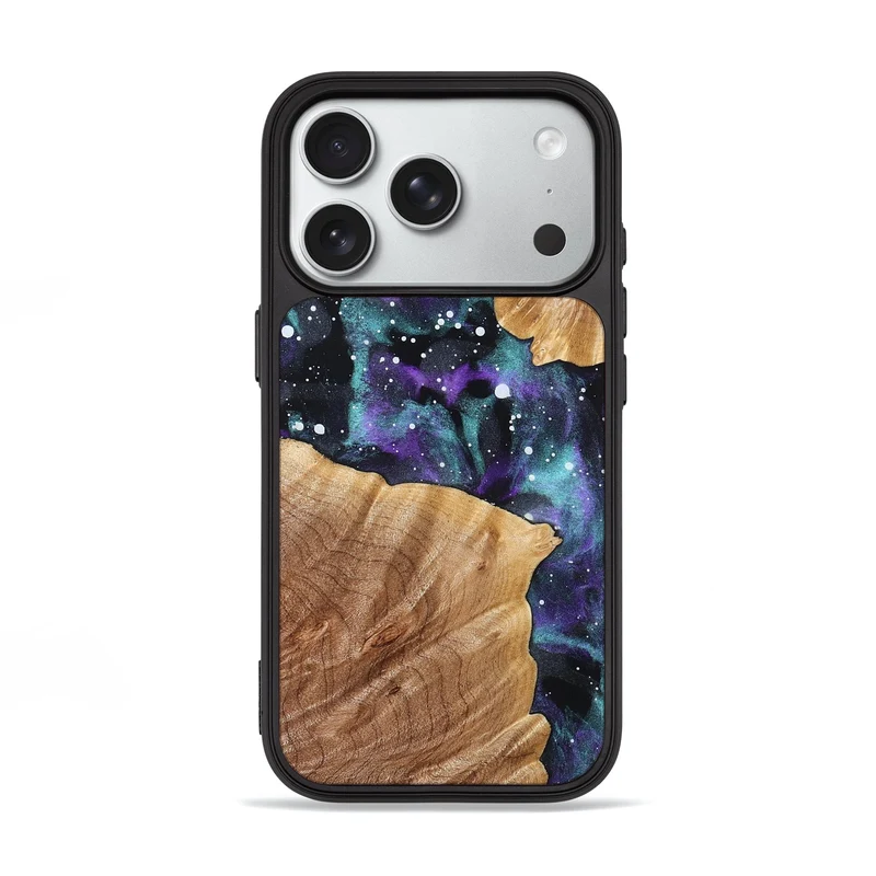 iPhone 18 Pro Wood Phone Case - Jerald (Cosmos, 829906)