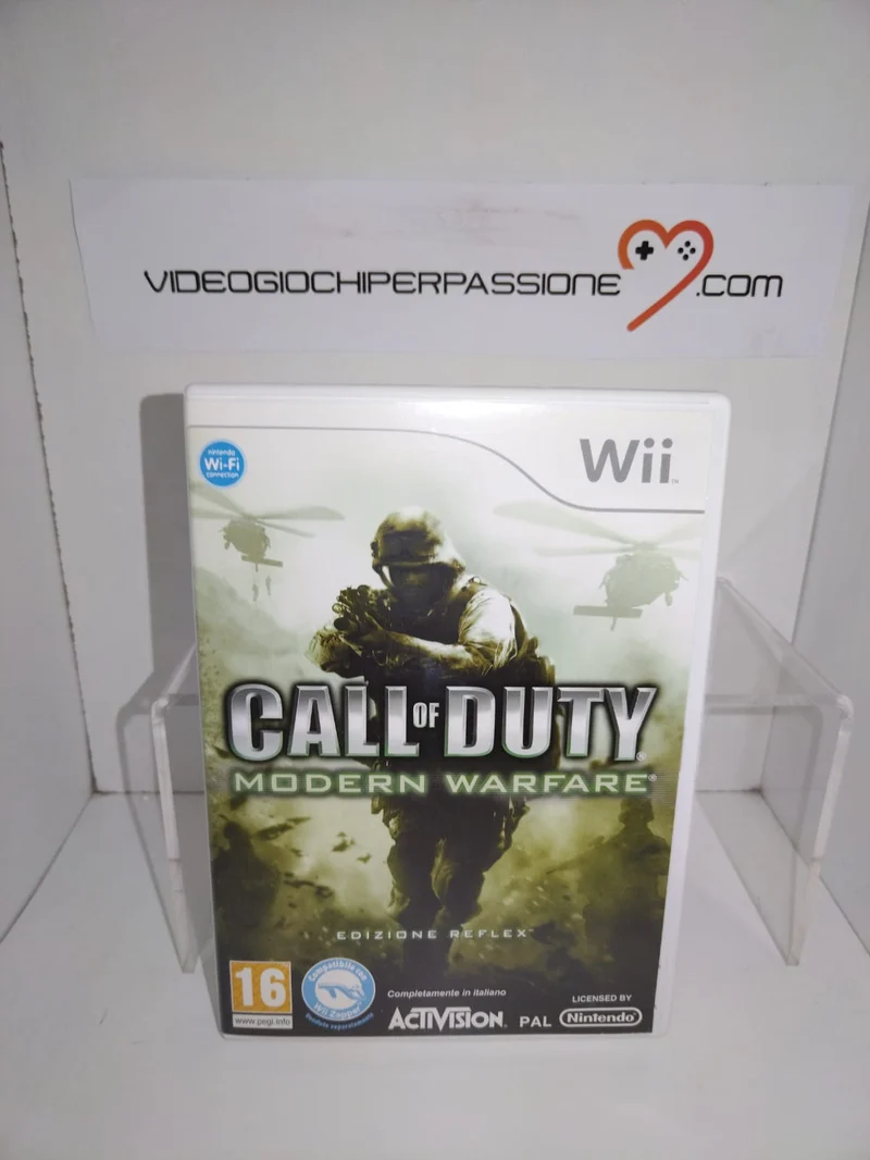 CALL OF DUTY MODERN WARFARE edizione reflex NINTENDO WII (usato)(versione ita.)