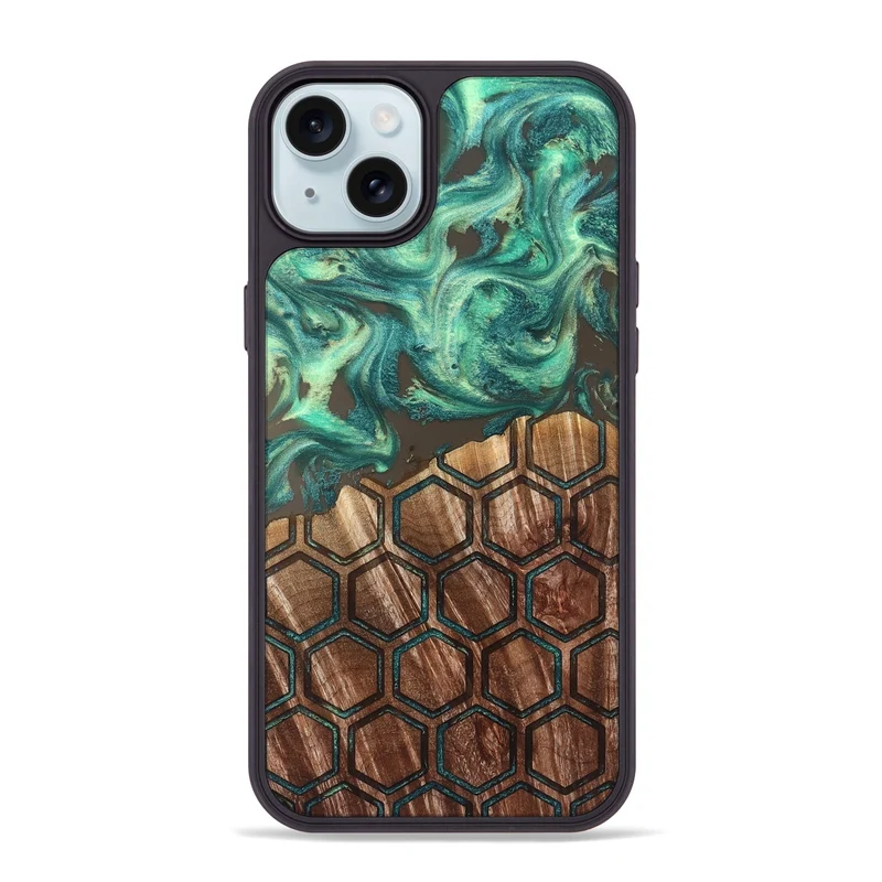 iPhone 15 Plus Wood Phone Case - Duncan (Pattern, 829967)