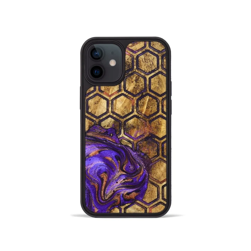 iPhone 12 mini Wood Phone Case - Arlet (Pattern, 829960)