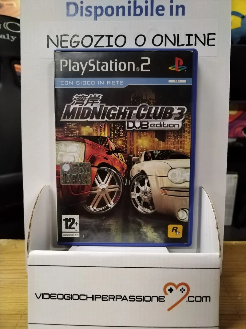 MIDNIGHT CLUB 3: DUB EDITION PS2 (usato garantito)(versione italiano)