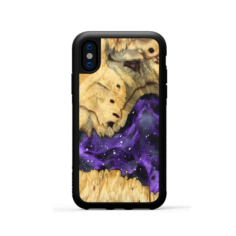 iPhone Xs Wood Phone Case - Madilyn (Cosmos, 829891)